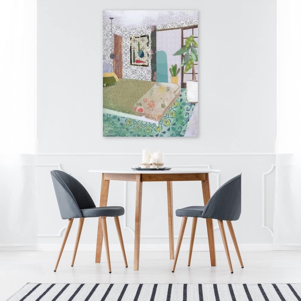 Fine Art Canvas BoHo Room Canvas Wall Decor by Artist Jenny McGee for Living Room, Bedroom, Bathroom, Kitchen, Office, Bar, Dining & Guest Room - Ready to Hang - 24 in x 32 in