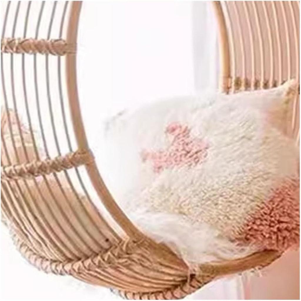 Home Rattan Chairs- Outdoor Balcony Hanging Basket Rocking Chair Household Hanging Swing Hammock Indoor Hanging Chair Patio Lounge Chair