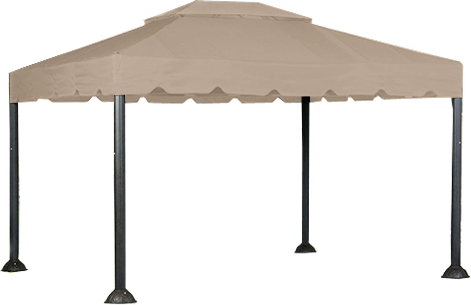 Garden Winds Replacement Canopy for The 10 x 12 Garden House Gazebo - Standard 350 - Beige