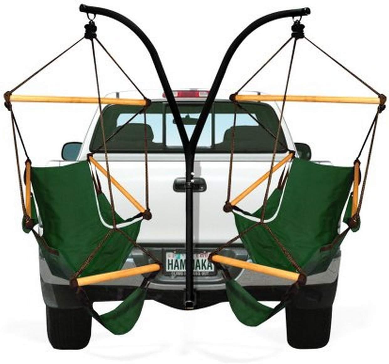 4102-HMKA Trailer Hitch Stand & 2 green cradles