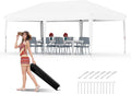 Garvee 20x10 Pop Up Canopy Tent, Heavy Duty Commercial Instant Shelter with One-Person Setup, UPF 50+ Waterproof, 100 Sq Ft Shade for Outdoor Events, Camping, Farmers Market