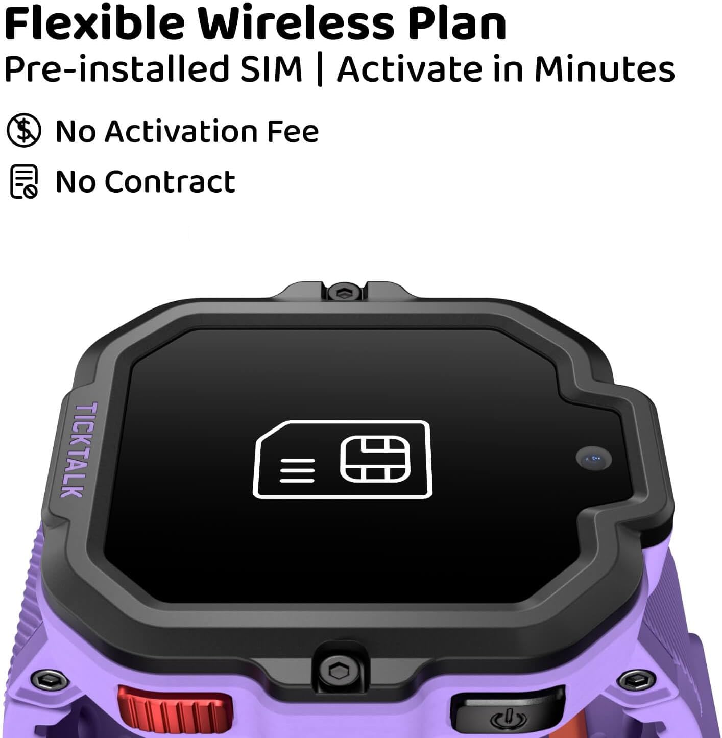 TickTalk5 Smart Watch for Kids with GPS Tracker, Video Calling, Texting, and Parental App, 4G Smartwatch with Free Music, Phone Calls, and Reminders for Kids Ages 3-12