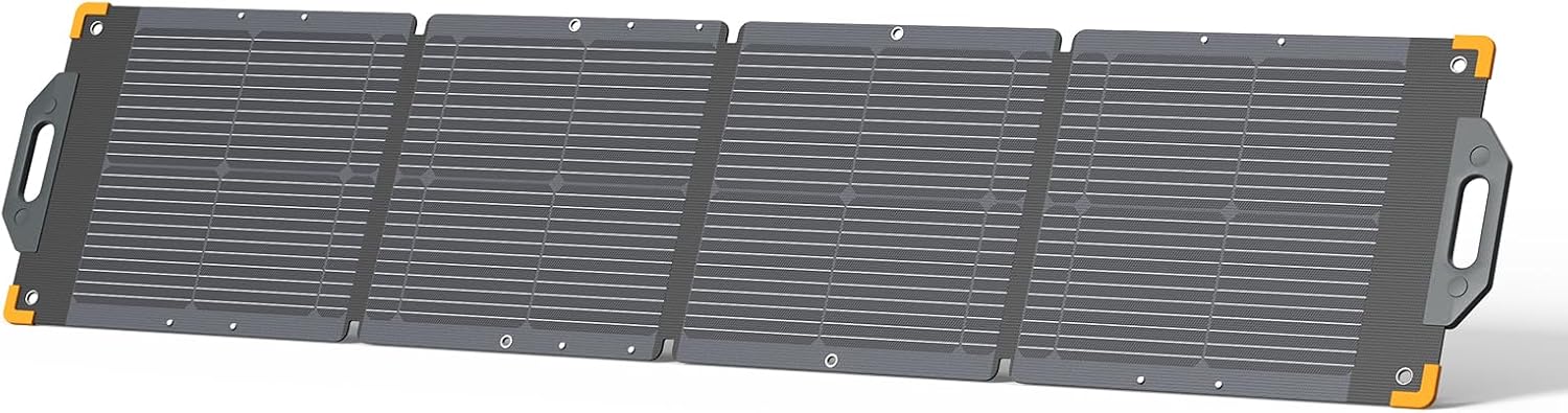 PECRON 100 Watt Solar Panel, Portable Solar Panel for Power Station, High Efficiency Solar Foldable Panel, IP67 Waterproof Power Supply for Camping, RV, Outdoor, Off Grid System