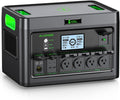 EBL 2400W Portable Power Station LiFePO4 Battery,1843.2Wh Solar Generator,Home Battery Backup,12 Outlets(2400W AC Outlets,4800W Peak), USB-C PD 100W,2Hrs Quick Charge,Home Emergency, RV Trip