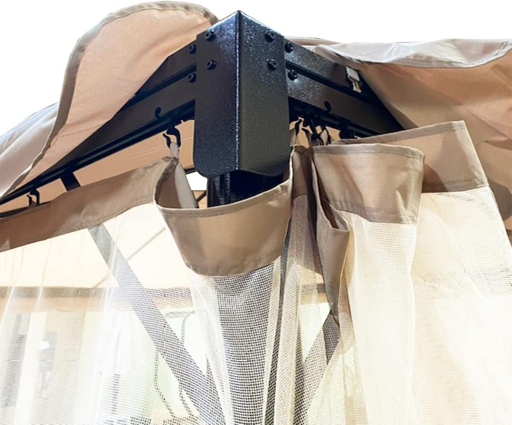 Garden Winds Replacement Canopy Top Cover Compatible with The Purple Leaf ZYRP1212 12x12 Gazebo - Riplock 350