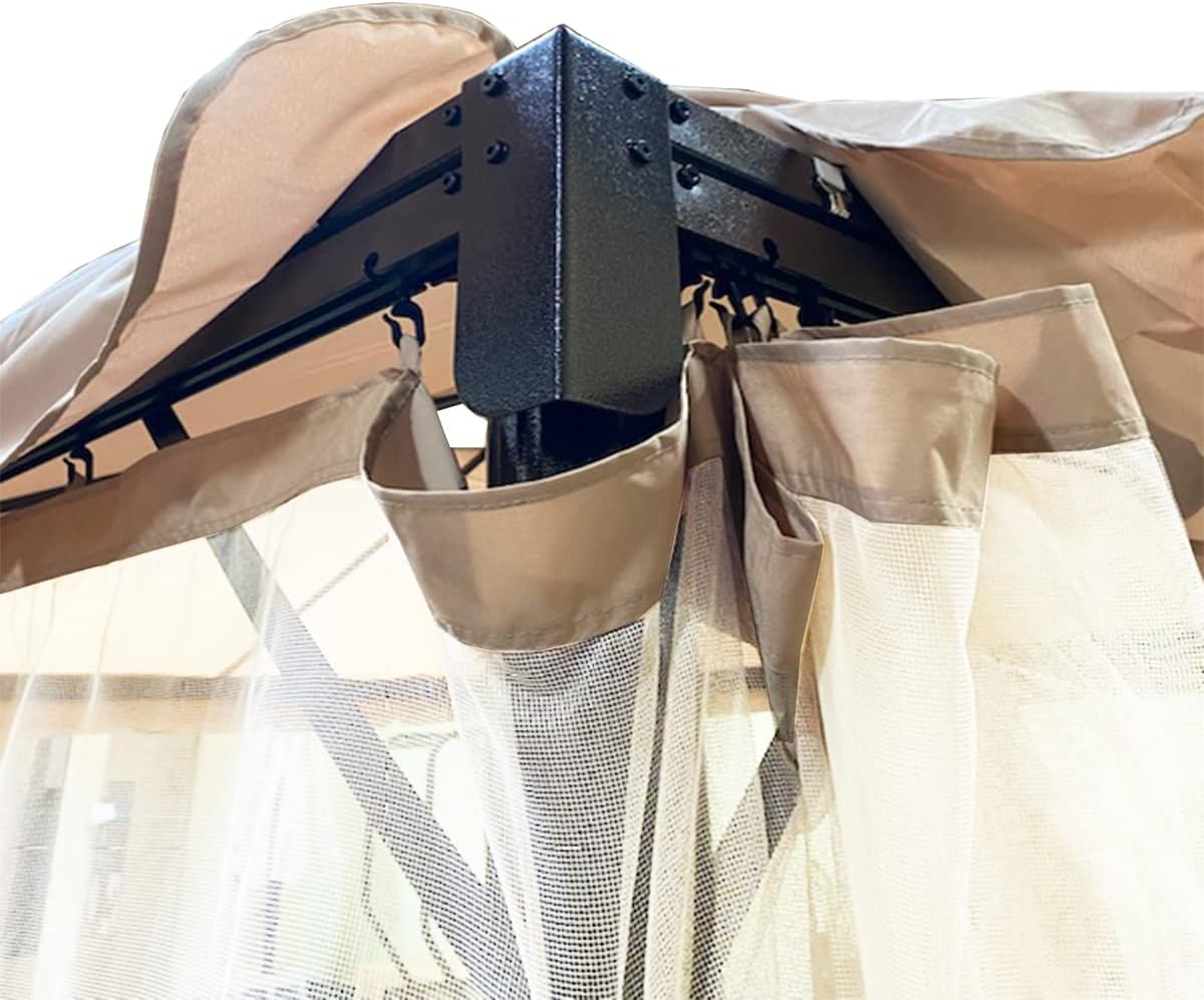 Garden Winds Replacement Canopy Top Cover Compatible with The Purple Leaf ZYRP1212 12x12 Gazebo - Riplock 350