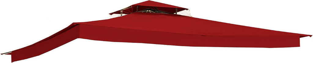 Garden Winds Replacement Canopy Top Cover for Living Home 10 x 12 Gazebo - Riplock 350 - Cinnabar