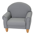 Children's Factory As We Grow Toddler Chair, Flexible Seating for Daycare or Preschool, Kids Reading Couch, Playroom Furniture, Gray