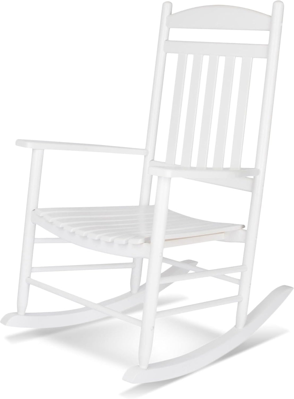Shine Company Maine Wood Rocking Chair, White