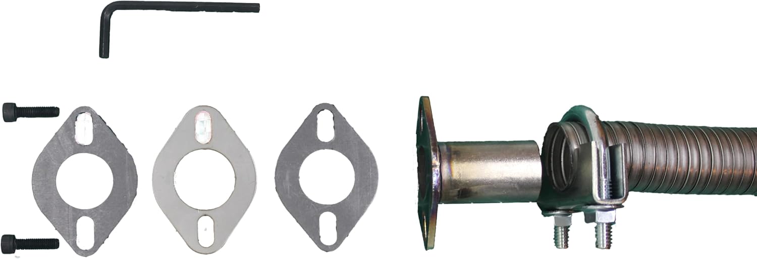 for Champion Generator w/ 90A exhaust cover plate 1' exhaust galvanized steel extension. (8')