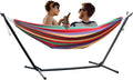 Swing Hammock Stand, A-Shaped Strong Load Bearing Hammock Stand, Anti-Deformed Hammock Chair Stand Swing Support Rack for Home or Outdoor (Red)