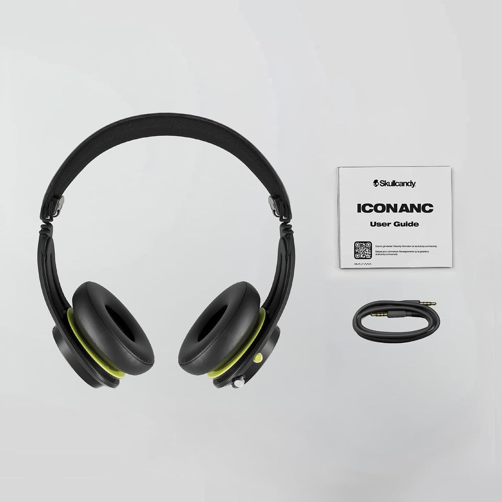 Skullcandy Icon ANC Wireless On-Ear Bluetooth Headphones, Active Noise Cancelling, 60 Hours Battery, Sweat Water Resistant, Foldable Durable Travel Ready, Microphone for iPhone Android - Realtree APX