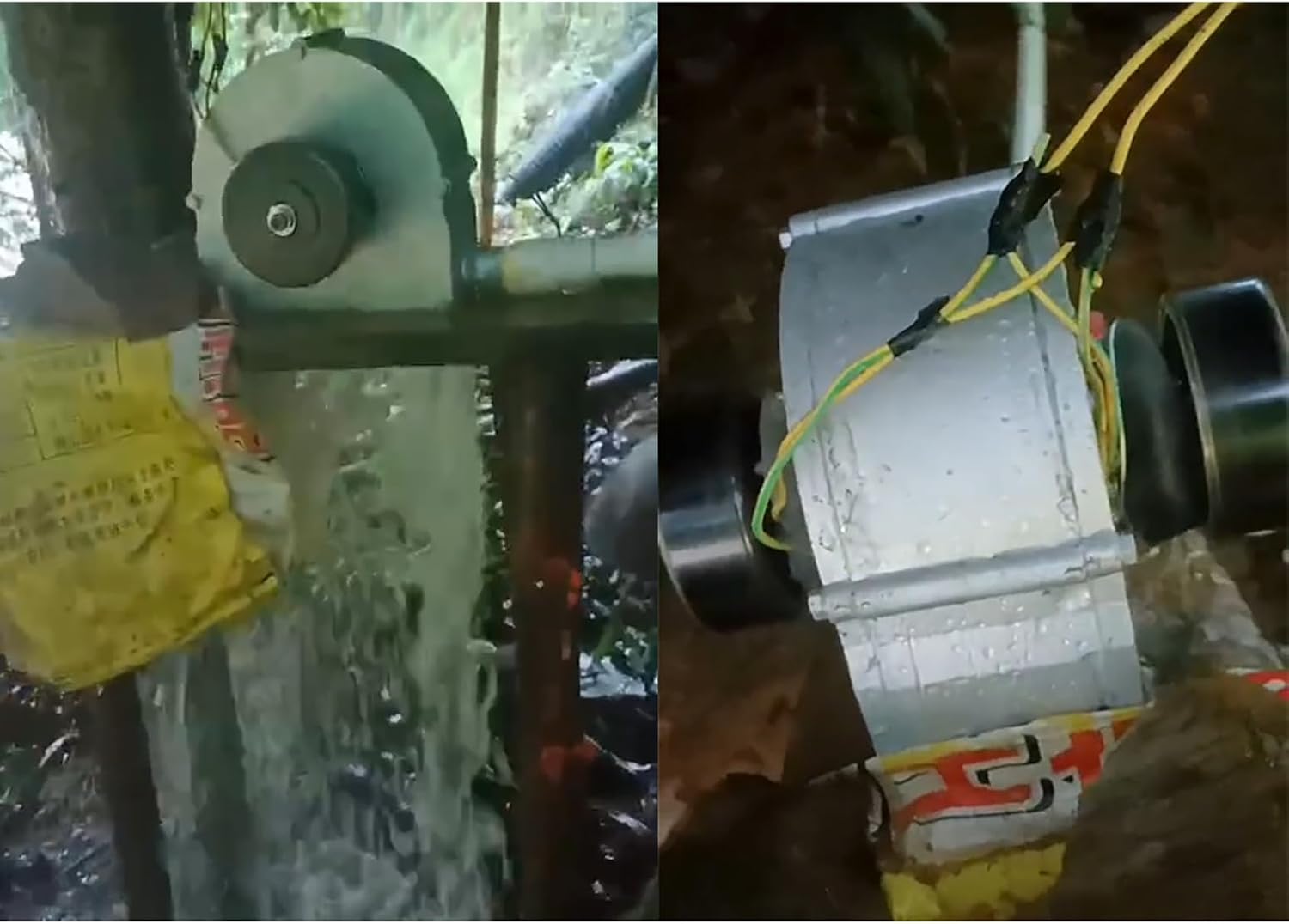 2000W 220V Horizontal Hydroelectric Generator, High Power Hydroelectric Generator Water Turbine, Aluminum Alloy Portable Water Turbine Generator for Outdoor, Camping, Home, Lighting,2kw,220V