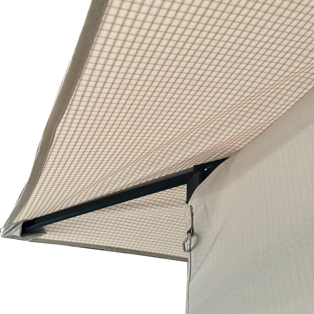Garden Winds Custom Fit Replacement Canopy Top Cover Compatible with The A109000102, A109000602, S-GZ001-H Sunjoy, Real Living 11x11 Pop Up Instant Gazebo - Upgraded Performance RIPLOCK 350 Fabric