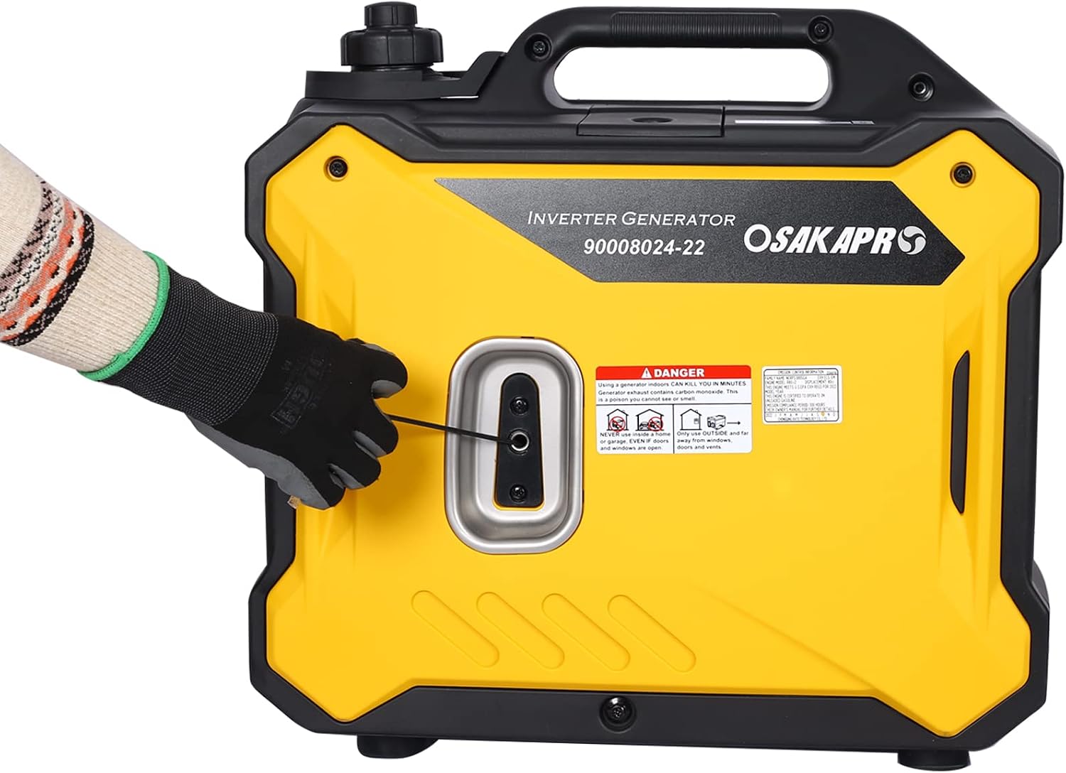 Super Quiet Inverter Generator 2000w Portable Generator, 79.7CC Ultra Light Epa Compliant