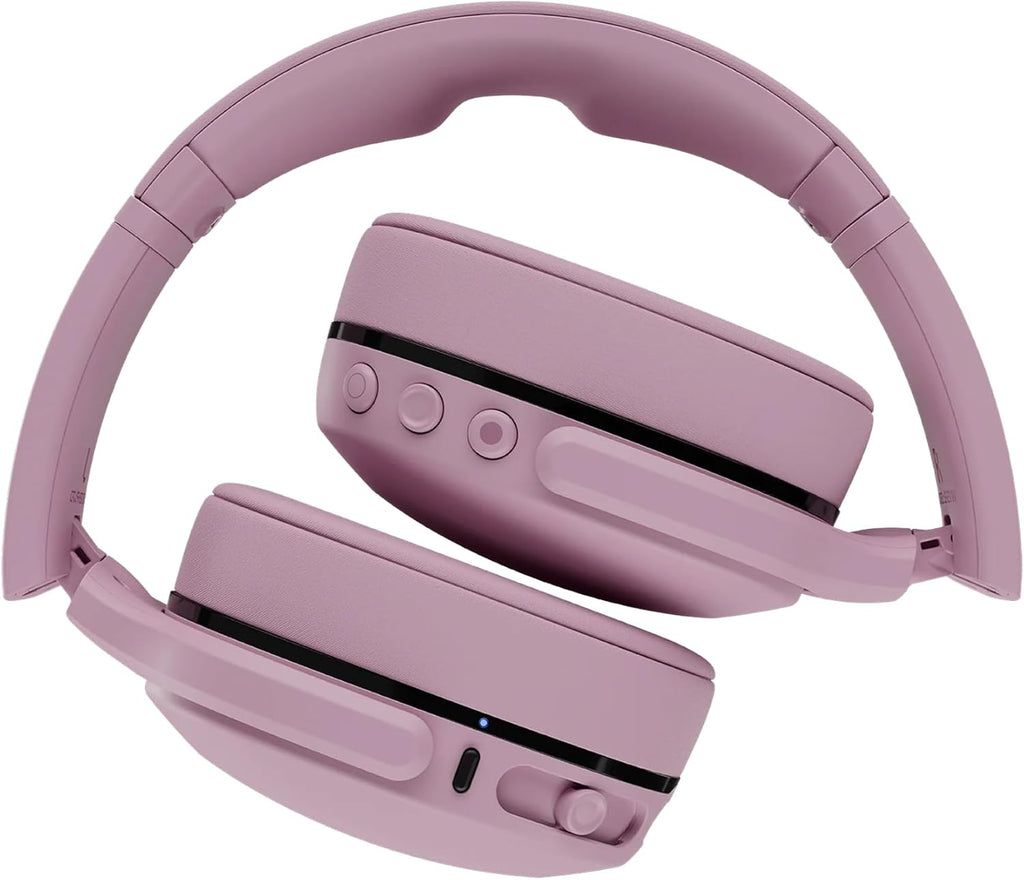 Skullcandy Crusher 540 Active Wireless Bluetooth Headphones with Multi-Sensory Bass, Noise Isolating Over-Ear Fit, Sweat and Water Resistant, 40 Hours Battery, Microphone for iPhone Android - Soft