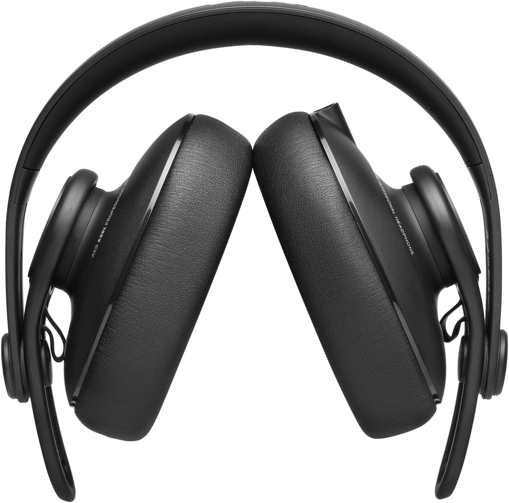 AKG Pro Audio K361 Wired, Over-Ear, Closed-Back, Light Weight, Foldable, Professional Recording Studio Headphones, Studio Monitor Mixing, Podcast, DJ Stereo Headsets, Black