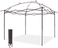 COOS BAY 11x11 Replacement Pop up Gazebo Tent Steel Frame Only, Brown