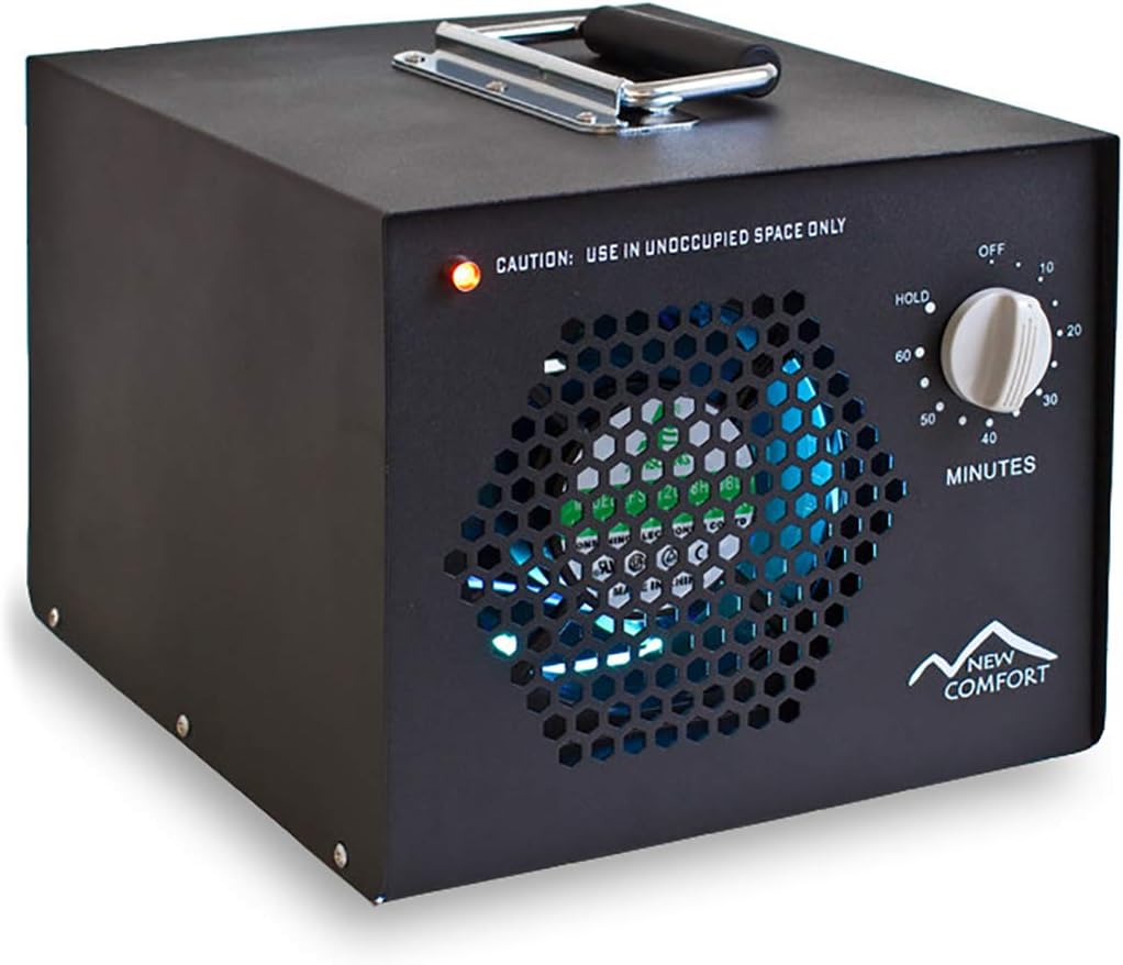 Ozone Air Purifier Cleaner for Commercial use or Home – Professional Odor Eliminator with 60-minute timer for Large Spaces – Reliable Air Sanitizer for Homes, Offices & Commercial Use