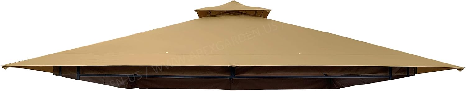 APEX GARDEN Replacement Canopy Top for 10 ft. x 12 ft. Melody Gazebo