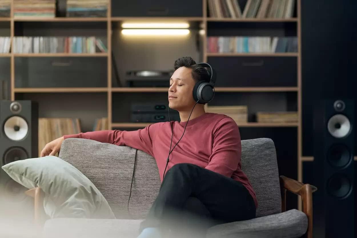 Philips Fidelio X3 Professional Studio Monitor Headphones for Recording & Mixing Wired Over The Ear Open-Back Headphones, Multi-Layer 50mm Diaphragms, Hi-Res Music Studio Headset, Premium Finishing