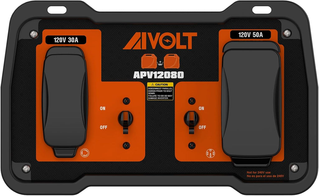 AIVOLT 120V 50-Amp Parallel Kit for Inverter Generators, ANSI/PGMA G300-2018 Standard Parallel Link with L5-30R and 14-50R RV Ready Outlet