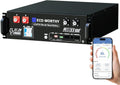 ECO-WORTHY 48V 100Ah LiFePO4 Lithium Battery w/Bluetooth | UL1973 & UL9540A & CEC Listed | 5120Wh Server Rack Battery for Solar Energy Storage, Home Backup Power