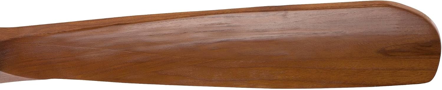 Casa Vieja 52' Delta-Wing DC Modern 3 Blade Indoor Outdoor Ceiling Fan with LED Light Remote Control Solid Wood Oil Rubbed Bronze Damp Rated Patio Exterior House Porch Gazebo Garage - 12' Downrod
