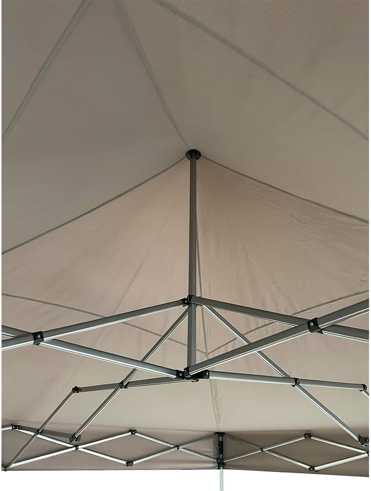 Garden Winds Custom Fit Replacement Canopy Top Cover Compatible with The Shade Tech and Weekender Elite 167504DS, 157370DS 12' x 12' Pop Up - Upgraded Performance RipLock 350 Fabric - Slate Gray