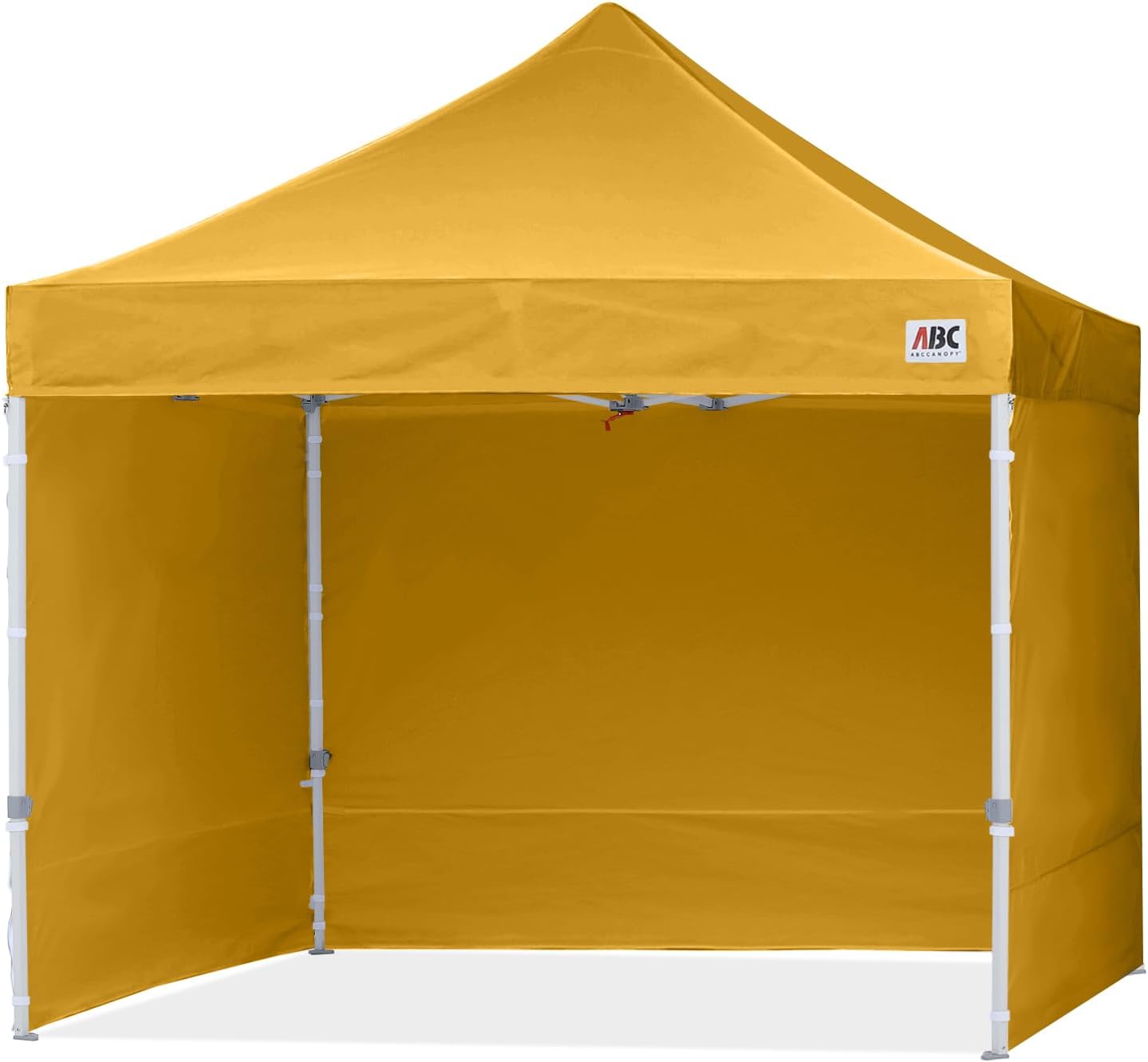ABCCANOPY Easy Pop Up Canopy Tent with Sidewalls 8X8 Commercial -Series, Light Gold