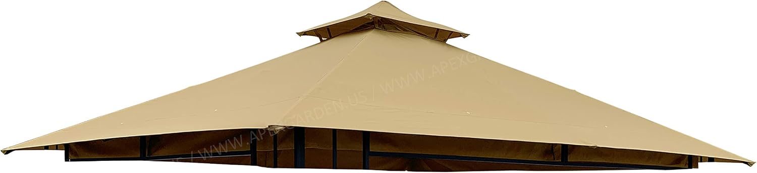APEX GARDEN Replacement Canopy Top for 10 ft. x 12 ft. Melody Gazebo