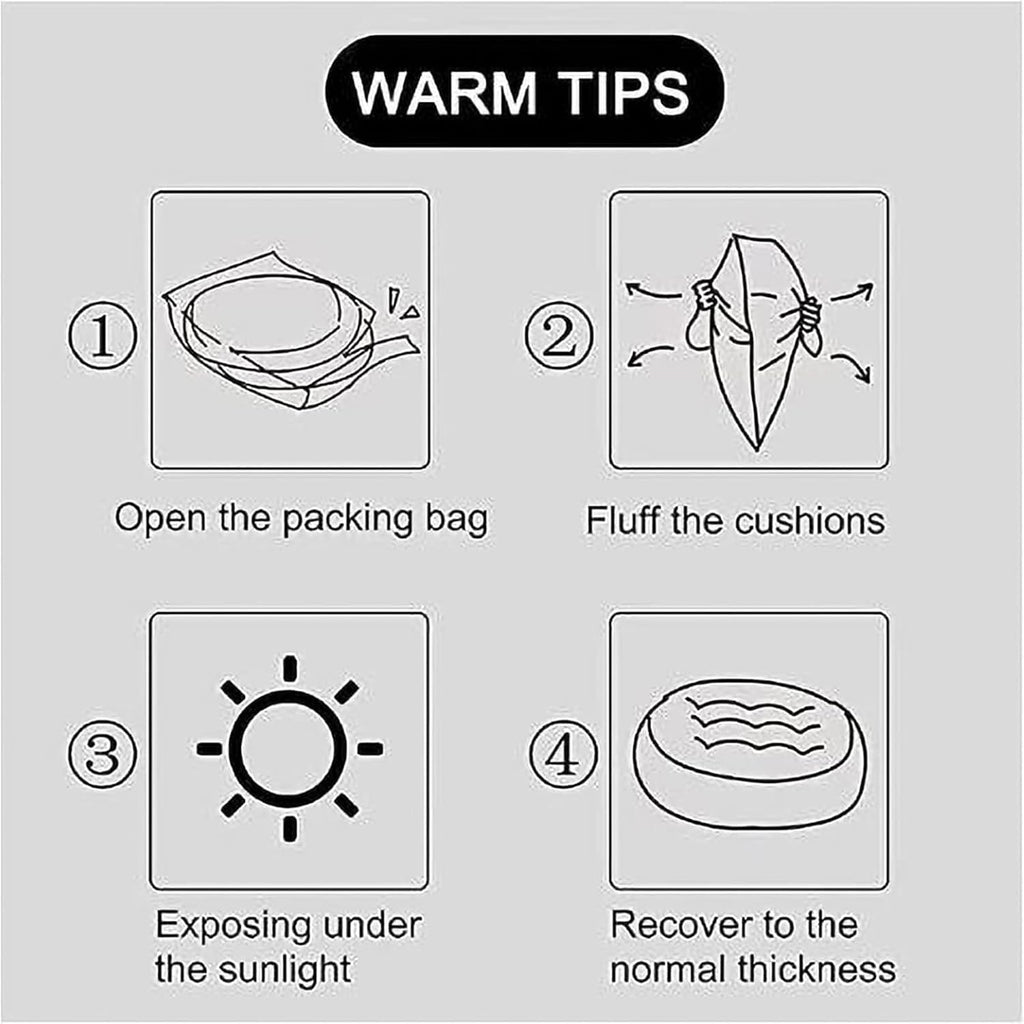 ZTGL C,1 pc 170x120cm, Large Water Proof Papasan Chair Cushion, Thicken Indoor Outdoor Rocking Chair Cushion, Rattan Hanging Basket Cushion, 2 Person Egg Nest Replacement Pad