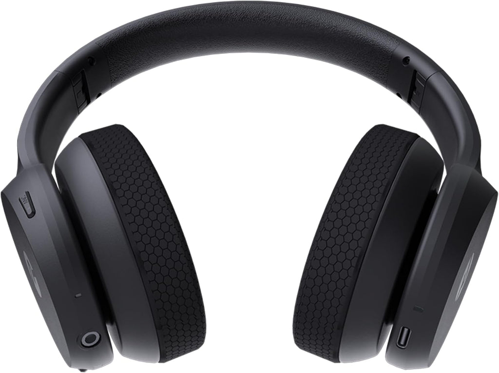 Raycon Fitness Bluetooth Headphones - Over The Ear Running Headphones, Active Noise Cancelling Wireless Headphones + Awareness Mode, Bluetooth Headset with Mic, 45 Hours of Battery Life (Black)
