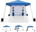MFSTUDIO 12x12 Pop up Canopy Tent, Gazebo Shelter Sun Shade Canopies Patio Portable Popup Tents Easy Setup Waterproof with 9x9ft Top, 1 Sidewall, for Beach,Parties,Picnics
