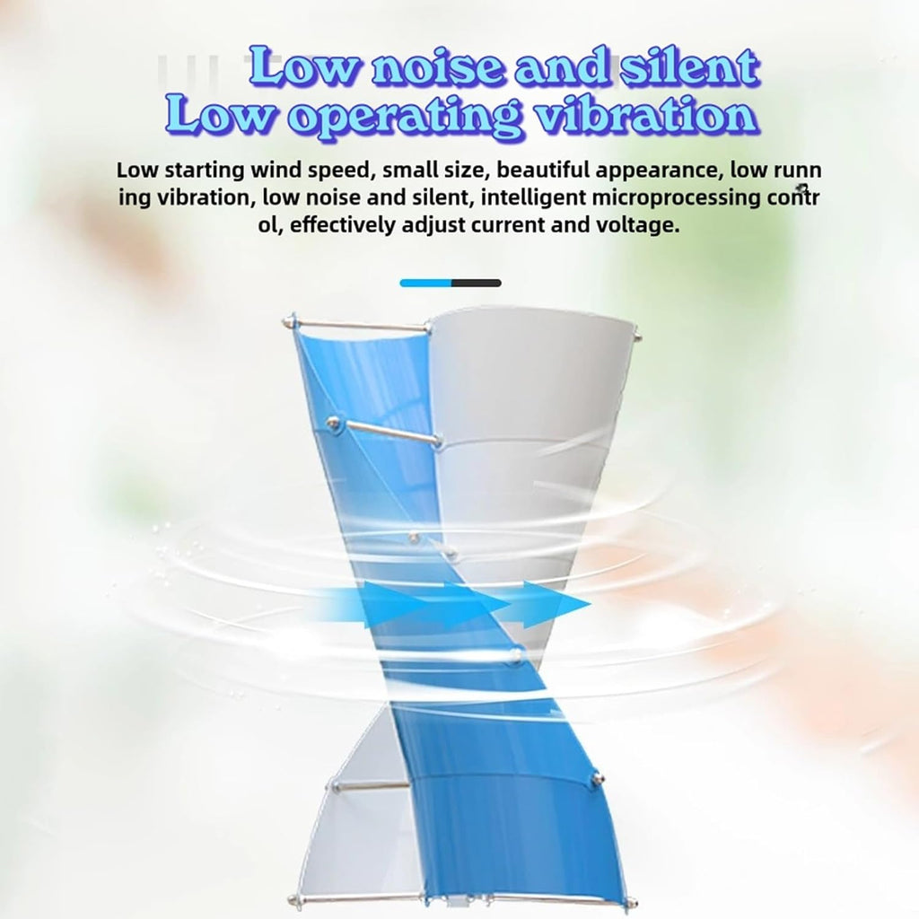 3KW Wind Turbine Generator Kit 24v 48v 96v 120v Vertical Axis Wind Turbine Generator Free Energy Windmill 3 Phase Generator for Home use (96, Volts)