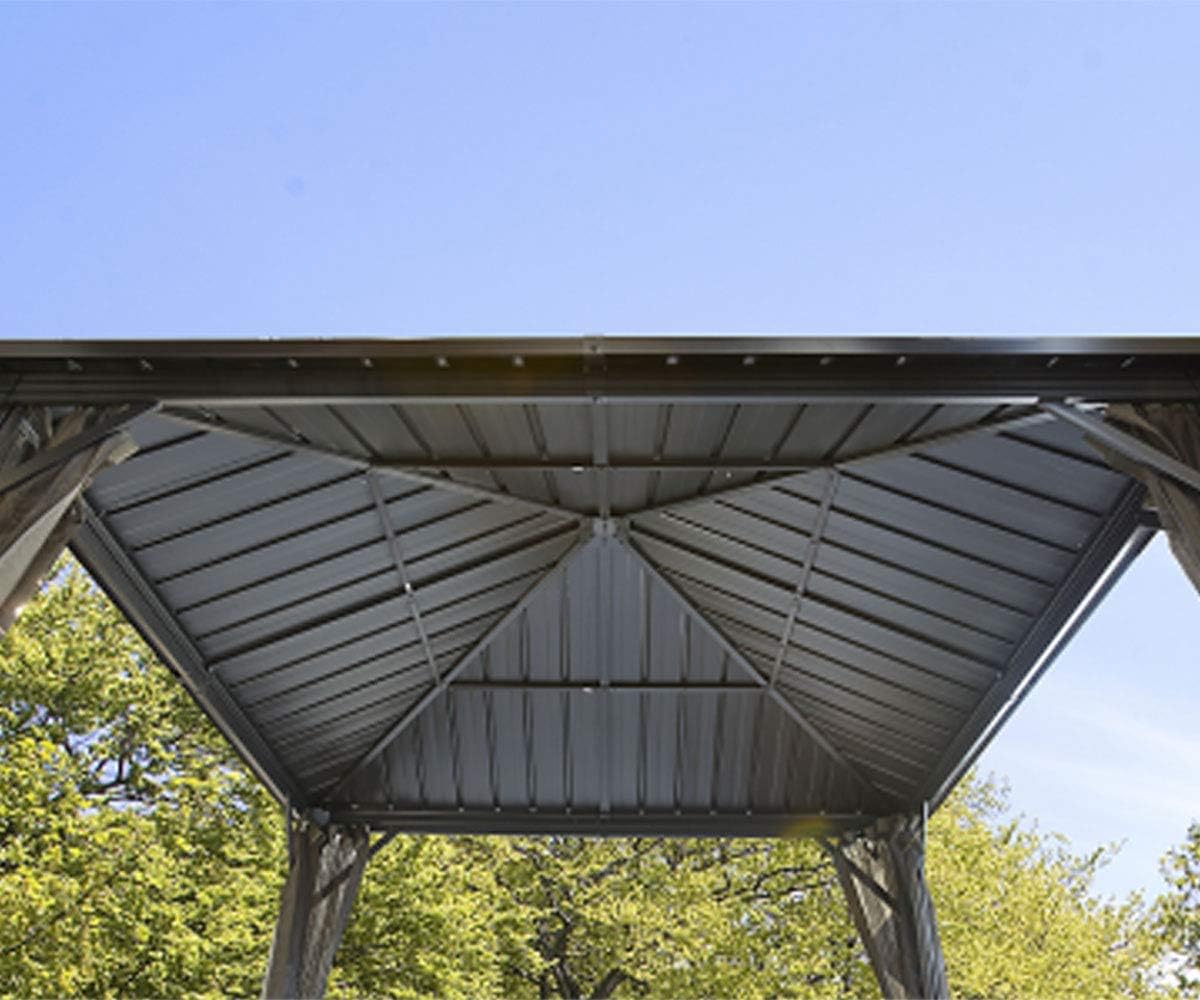 Sojag Outdoor 10' x 12' Dakota Hardtop Gazebo Outdoor Sun Shelter