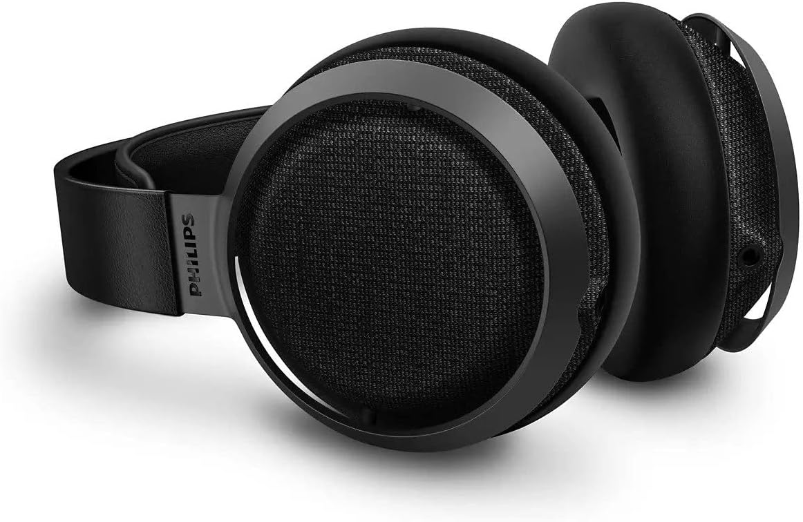 Philips Fidelio X3 Professional Studio Monitor Headphones for Recording & Mixing Wired Over The Ear Open-Back Headphones, Multi-Layer 50mm Diaphragms, Hi-Res Music Studio Headset, Premium Finishing