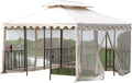 Garden Winds 12 x 12 Scalloped Gazebo Replacement Canopy Top Cover - Riplock 350