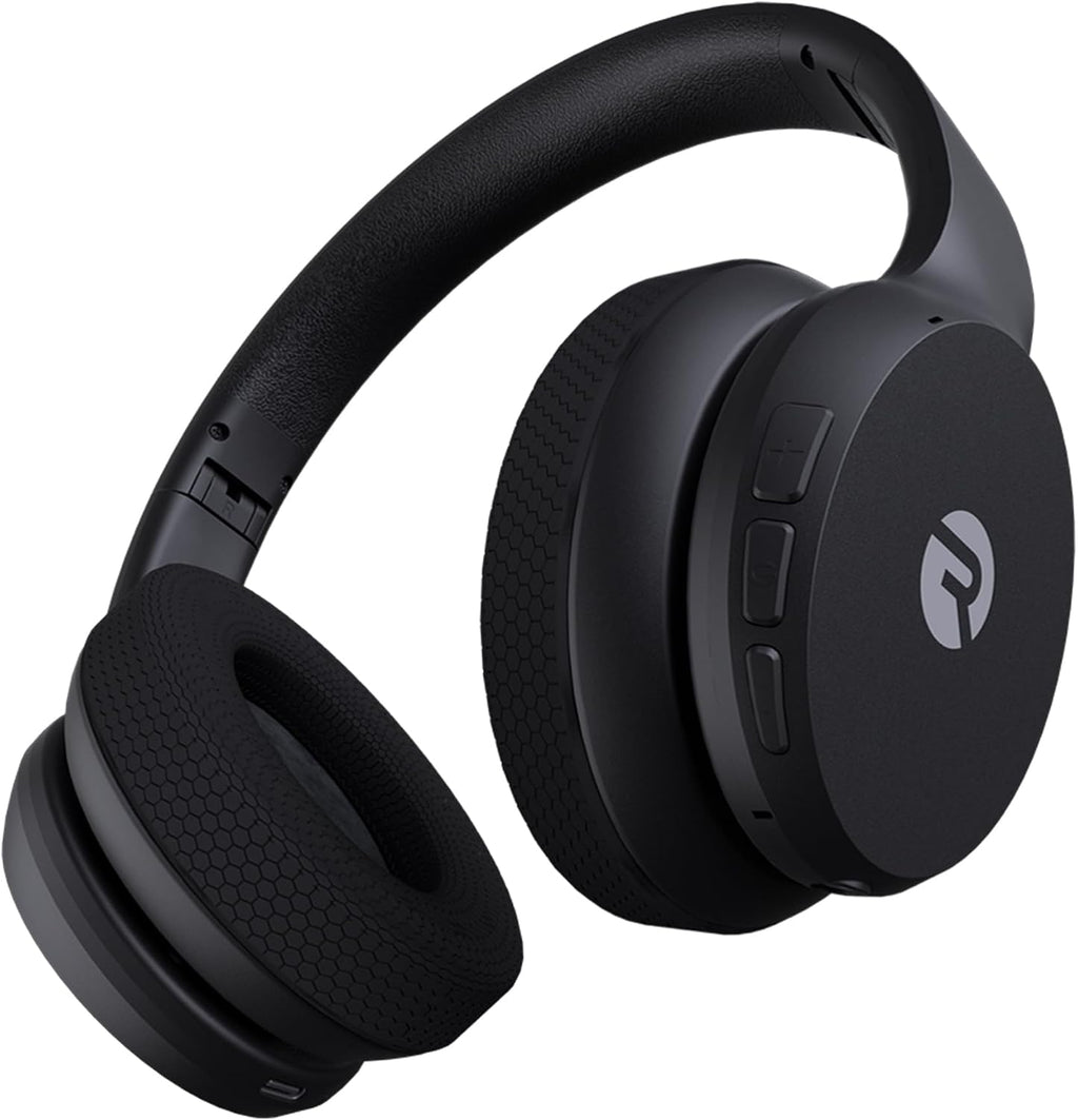 Raycon Fitness Bluetooth Headphones - Over The Ear Running Headphones, Active Noise Cancelling Wireless Headphones + Awareness Mode, Bluetooth Headset with Mic, 45 Hours of Battery Life (Black)