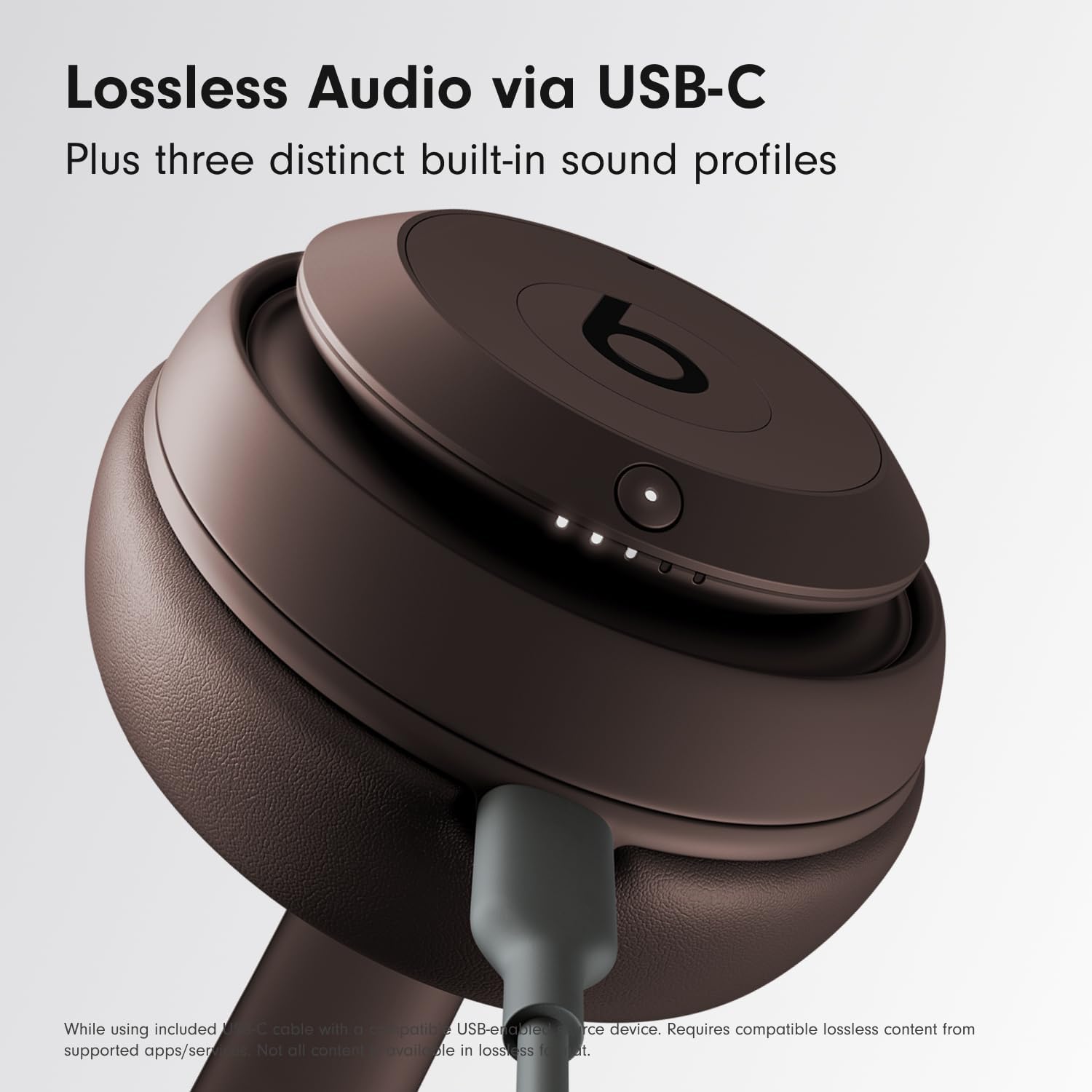 Beats Studio Pro Premium Wireless Over-Ear Headphones- Up to 40-Hour Battery Life, Active Noise Cancelling, Great for Travel & Commuting, USB-C Lossless Audio, Apple & Android Compatible - Deep Brown