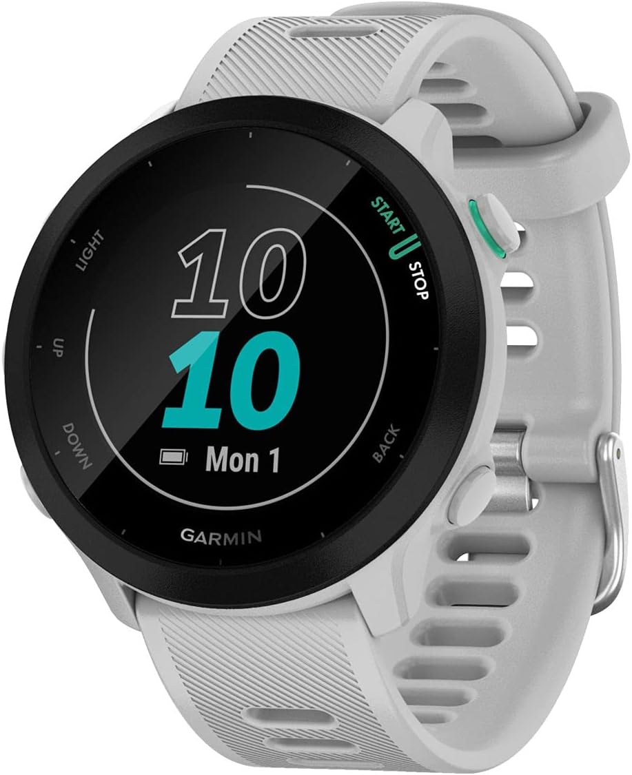 Garmin Forerunner 55 Blanco/42mm Smartwatch Running/GPS/Monitor De Heart Rate
