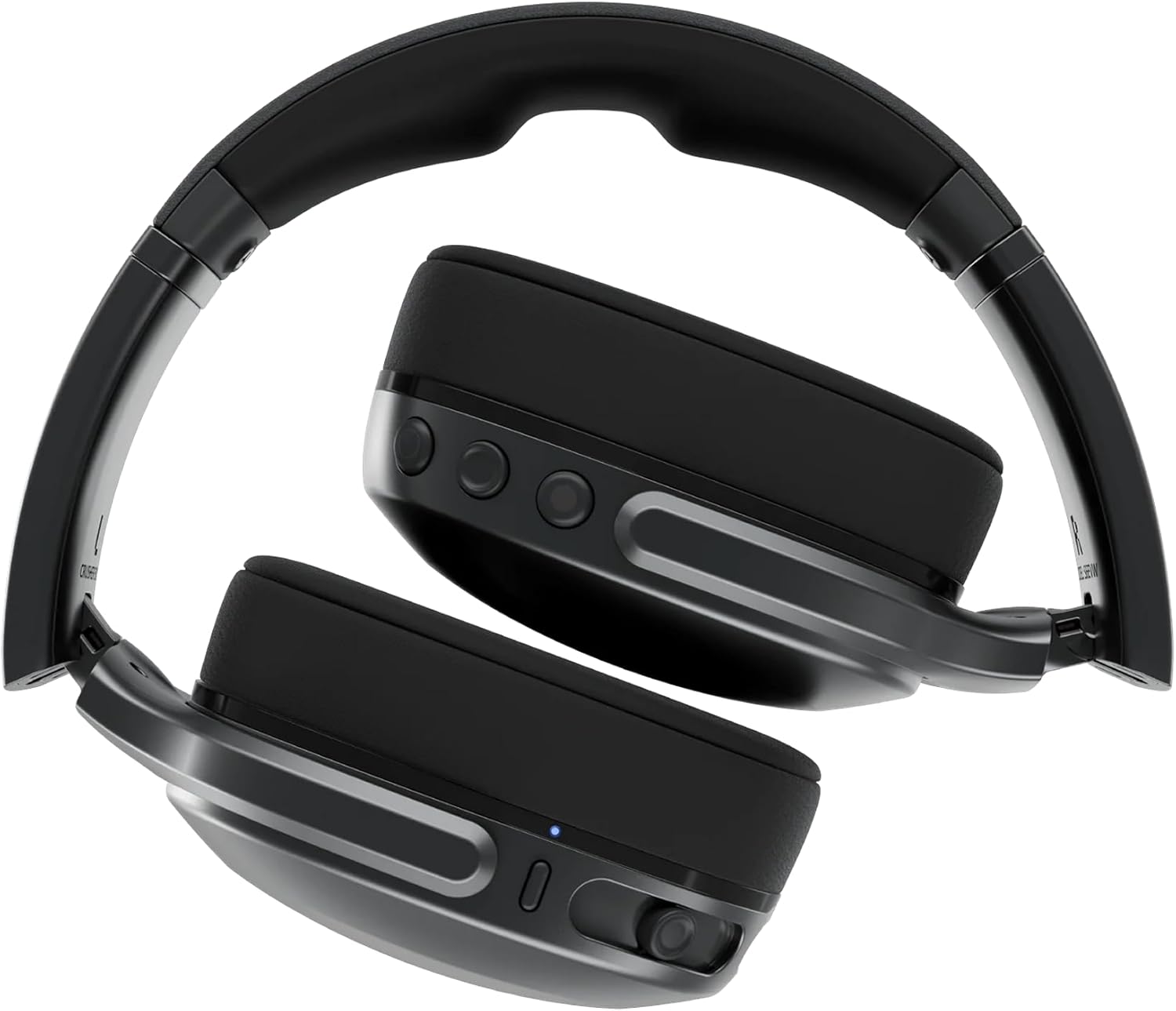 Skullcandy Crusher 540 Active Wireless Bluetooth Headphones with Multi-Sensory Bass, Noise Isolating Over-Ear Fit, Sweat and Water Resistant, 40 Hours Battery, Microphone for iPhone Android - Coal