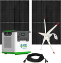 Nature's Generator Lithium 3600 Gold Pro WE,1 x Lithium 3600 + 2x 410 Panels + 1 x Wind Turbine + 50' Cable