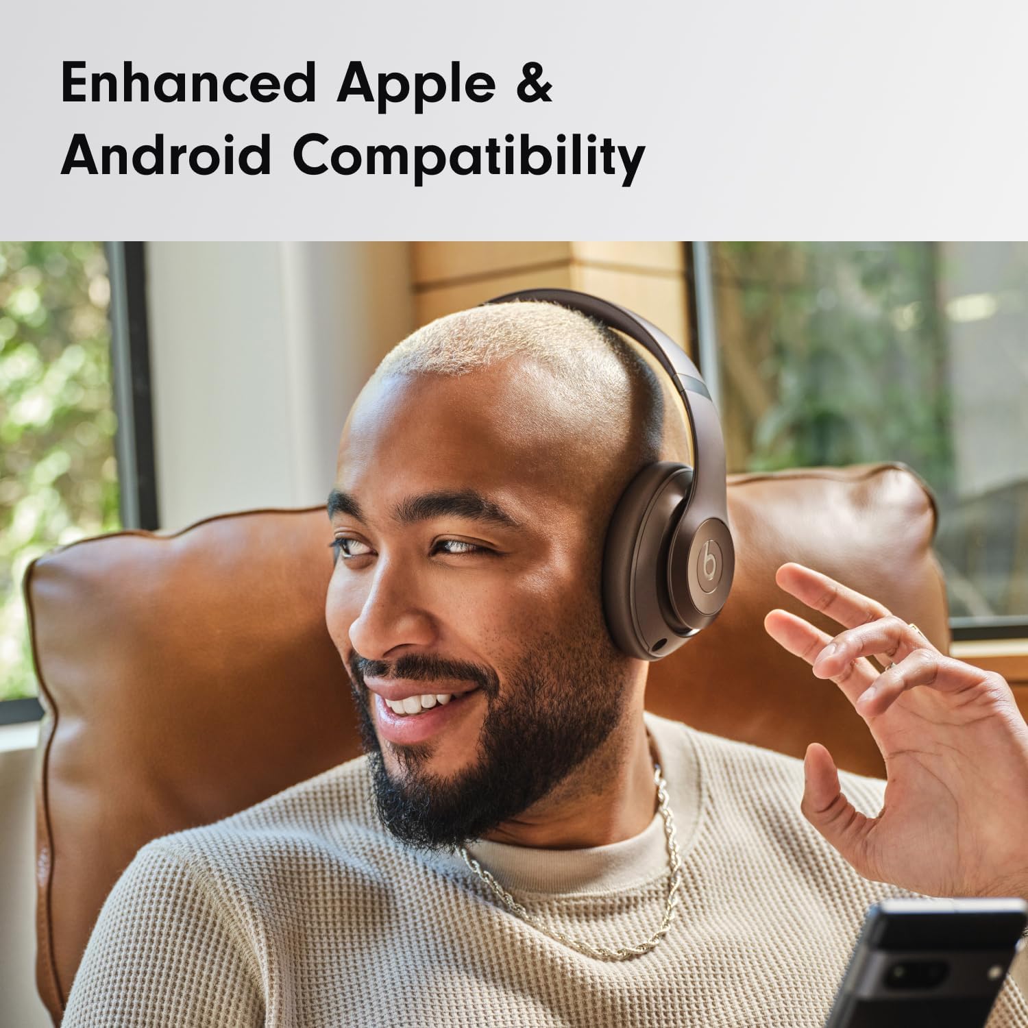 Beats Studio Pro Premium Wireless Over-Ear Headphones- Up to 40-Hour Battery Life, Active Noise Cancelling, Great for Travel & Commuting, USB-C Lossless Audio, Apple & Android Compatible - Deep Brown
