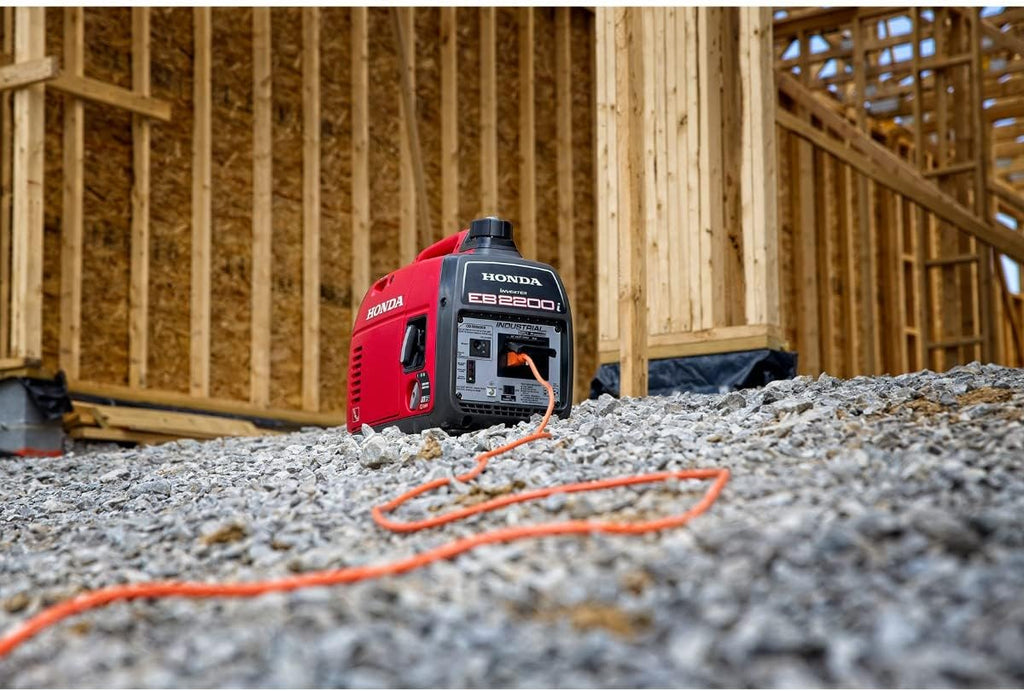 Honda EB2200i 2200 Watt Inverter Generator, Super Quiet 120V Gas Powered OSHA-Compliant Outdoor Portable Generator for Construction Site or Backup Power Supply, Up to 8.1 Hour Run Time (EB2200ITAN)