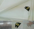 Clear Heavy Duty Clear See-Through Tarp Fiber Reinforced (14 Mil Poly Tarp) (20' X 24') (Actual Size: 19'-6' X 23'-6')