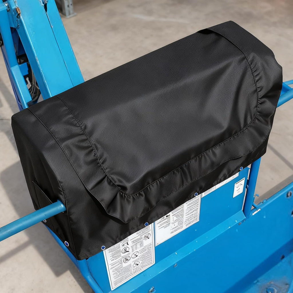 Center Consoles Cover for Genie Boom Lift Control Box, Universal Protective Cover for All Fuel Driven RT Genie Boom Lift Models, Double Layer Thickened Waterproof with Plush Lining