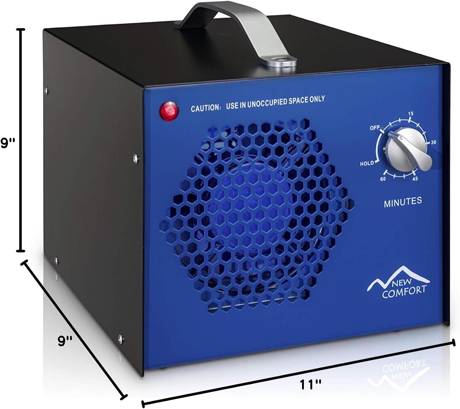 Blue Commercial Air Purifier Ozone Generator with UV