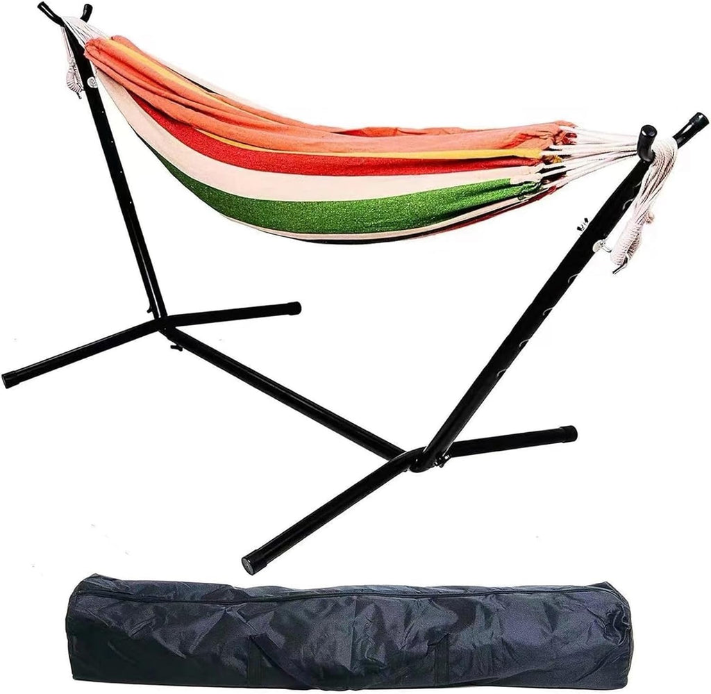 Swing Hammock Stand, A-Shaped Strong Load Bearing Hammock Stand, Anti-Deformed Hammock Chair Stand Swing Support Rack for Home or Outdoor (Red)