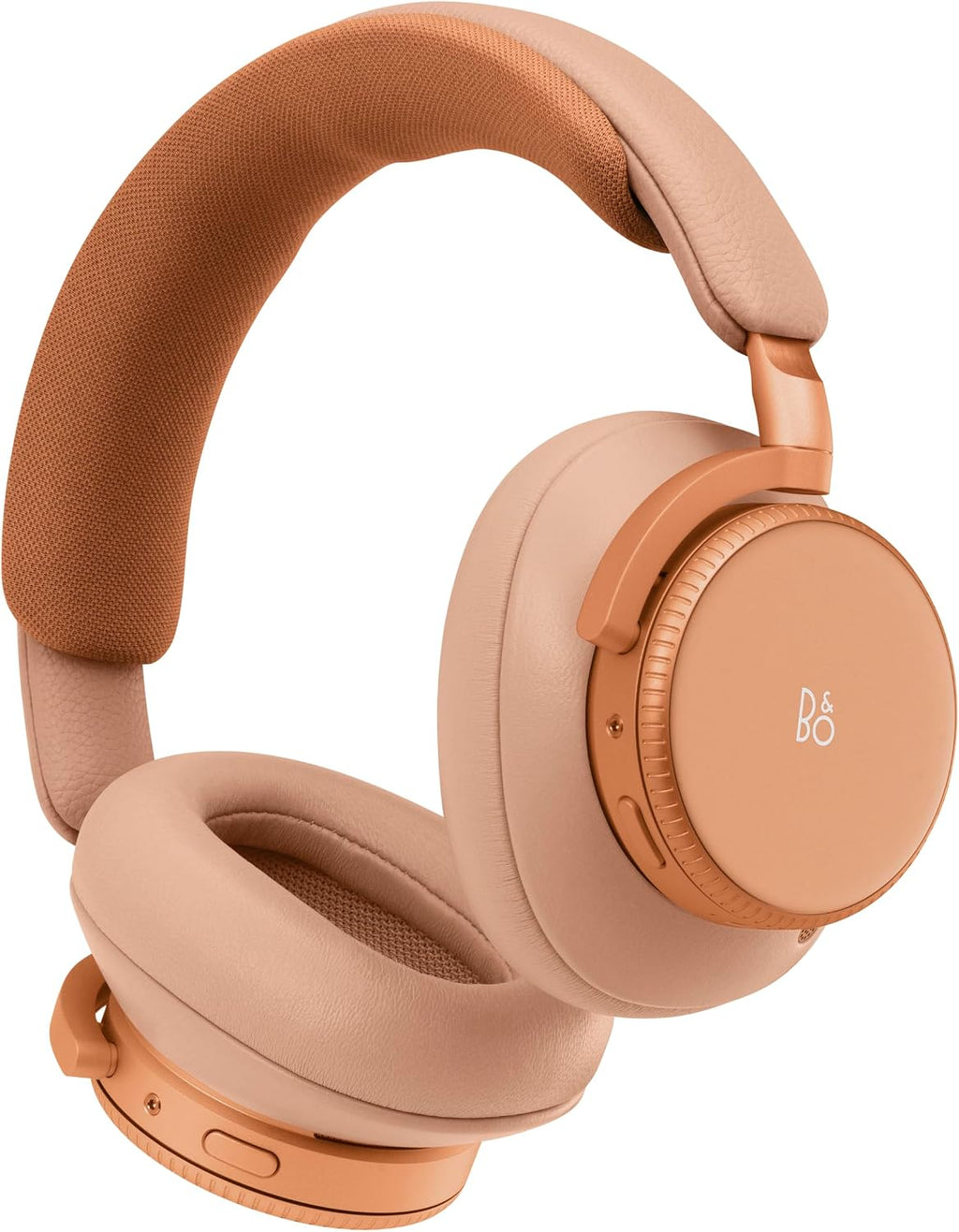 Bang & Olufsen Beoplay H100 Premium Wireless Active Noise Cancelling Over-Ear Headphones with Protective Carrying Case, Sunset Apricot